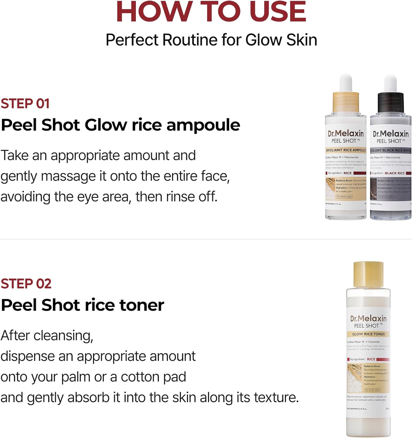 Peel Shot Glow Rice Tonic 200 ml