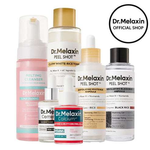 Dr. Melaxin Glow RiceGlass Skin Premium Kit (6 pcs)™
